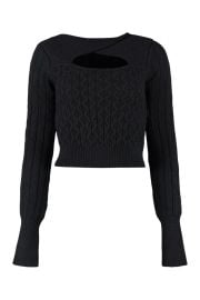 PINKO MOCACCINO LONG SLEEVE SWEATER Baltini at Baltini